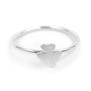 Anillo Tiny Trébol-Plata 950/925