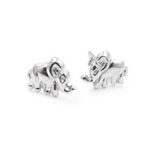 Aretes de Elefantes-Plata 950/925